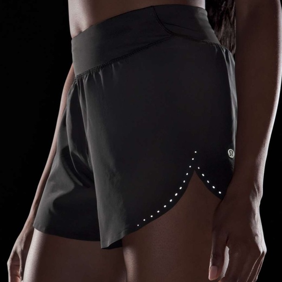 lululemon athletica Pants - Lululemon Fast and Free Reflective High-Rise Classic-Fit Short 3" - Sz 4
